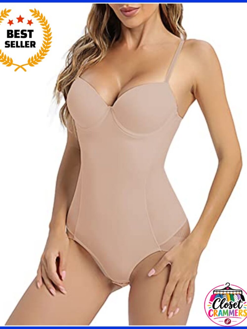 Seamless Full Body Shaper Bodysuit Tummy Control Shapewear Women - Picture 2 of 6